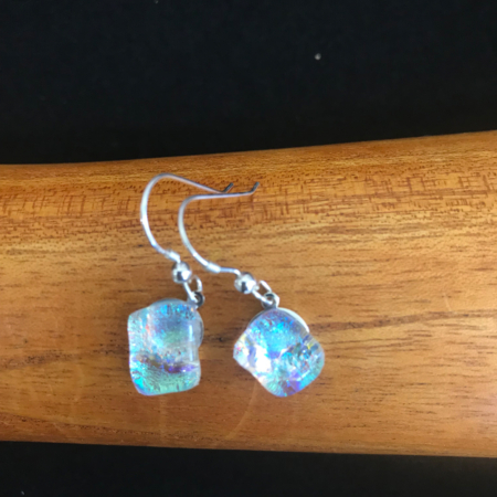 Beach Blue Dangle Earrings