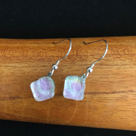 Light Pink Dangle Earrings
