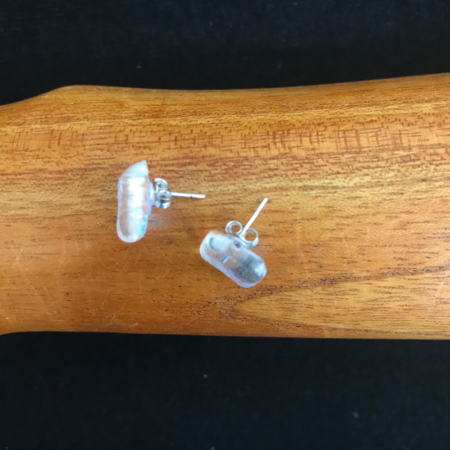 Sea Wave Dot Earrings Single Layer - Image 2