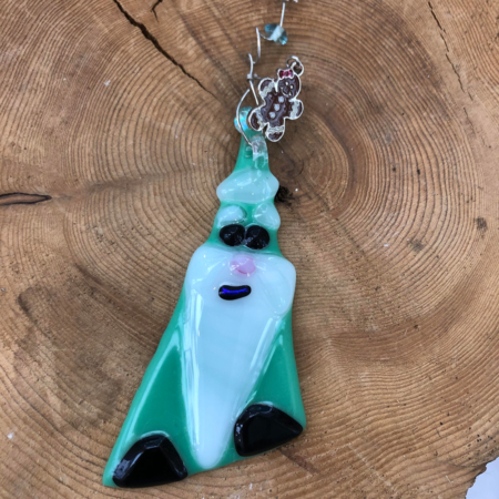 Character of Christmas Fused Glass Ornament
