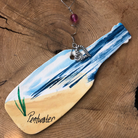 Cheers in Pentwater Clay Ornament