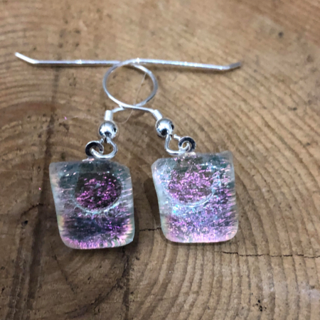 Soft Pink Dangle Earrings
