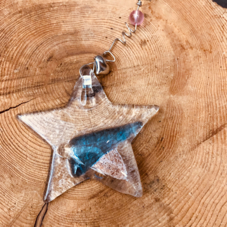 Aqua Blue Wave Dune Sand Star
