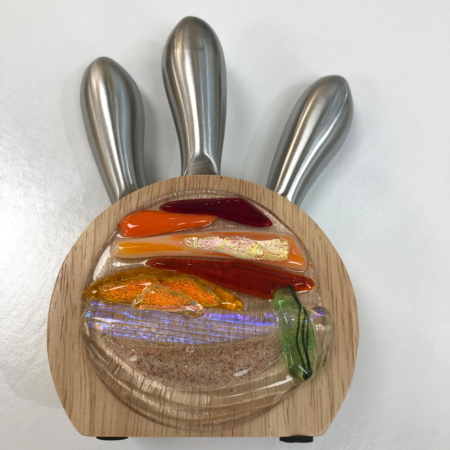 Cheese Serving with Dune Sand Sunset