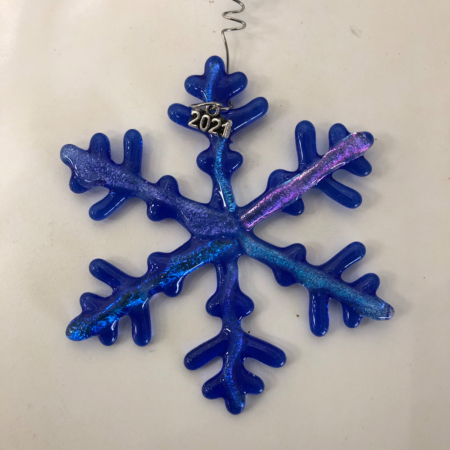 Rainbow Sapphire Snowflake 4''