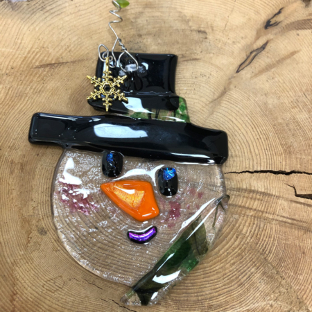 Snazzy Saturday Snowman ornament