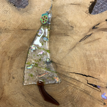 Tree Fused Glass Ornament