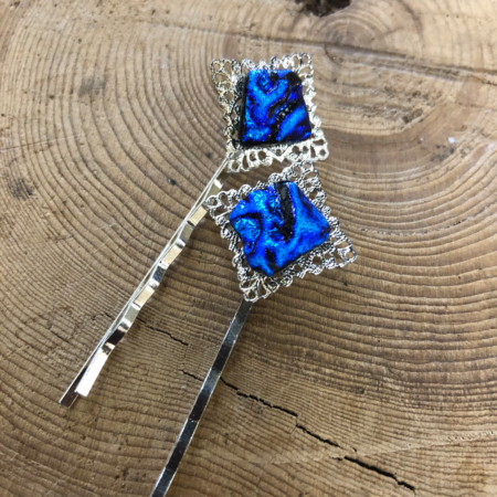 Midnight Blue Bobby Pins