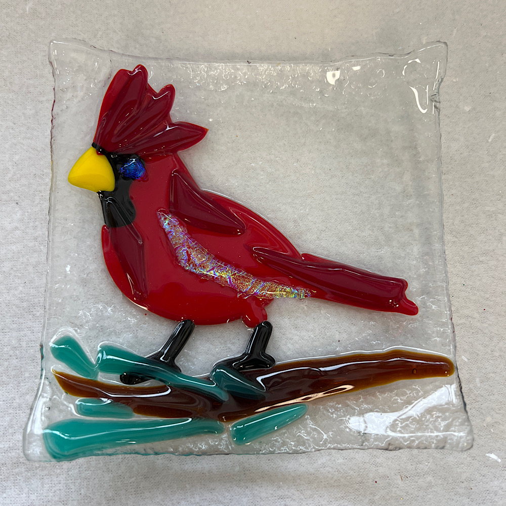 Cardinal on pine