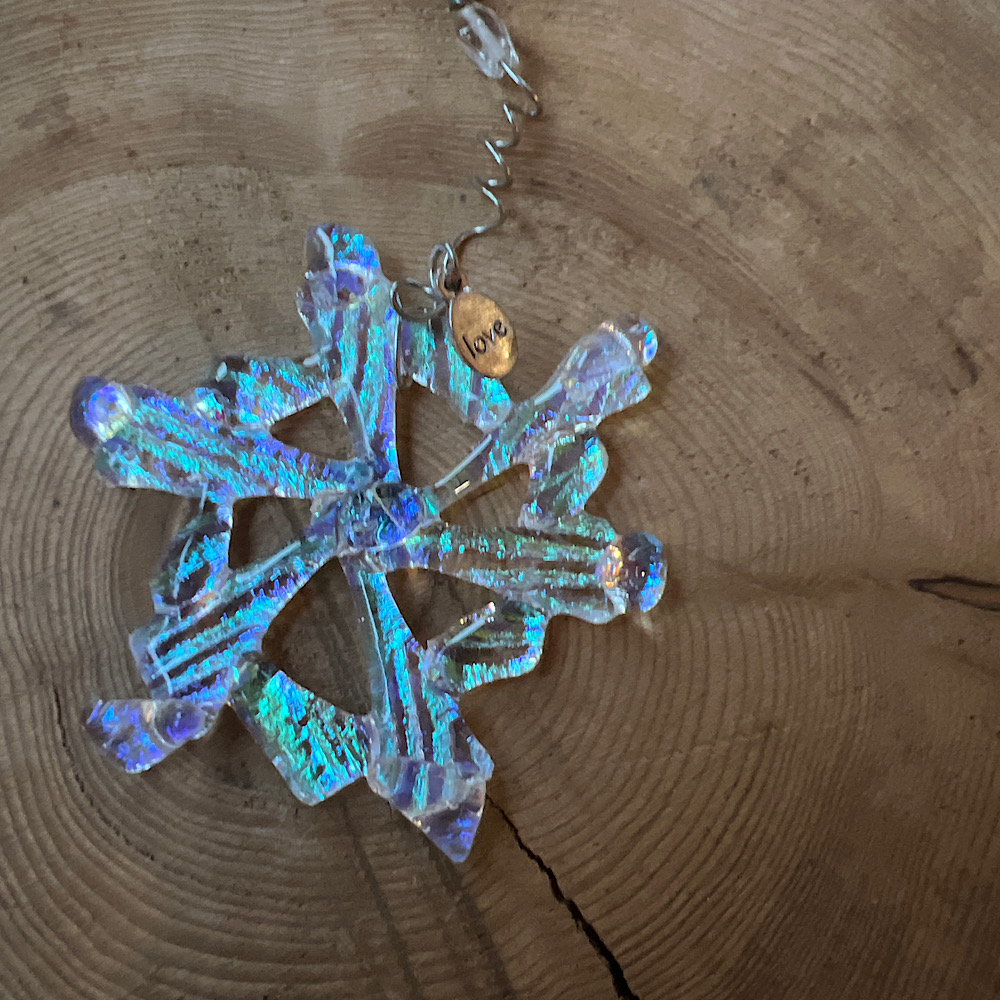Dichroic Shimmer Snowflake