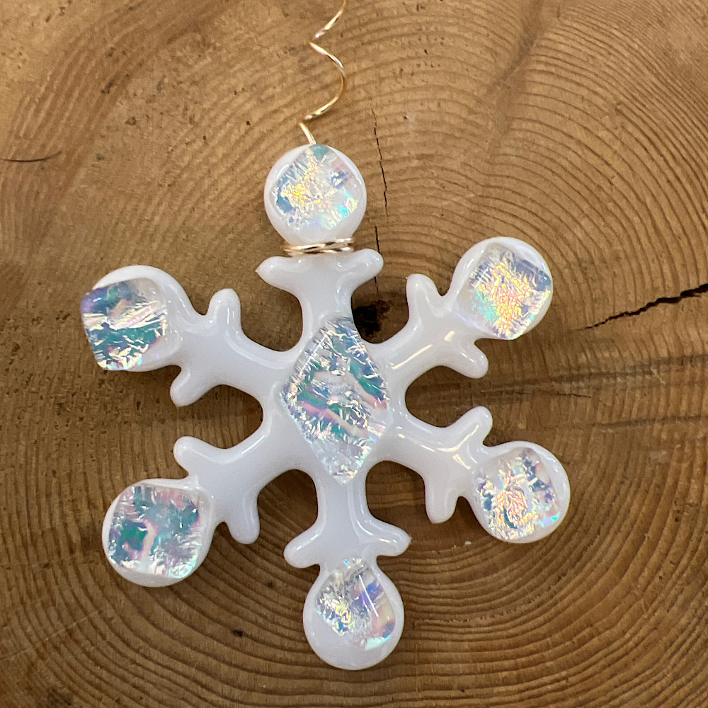 Frosted snowflake