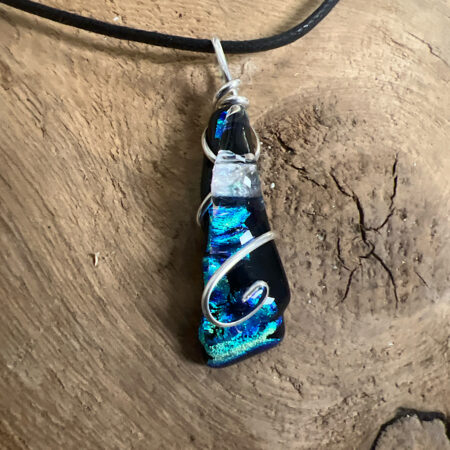 Silver wrapped Aqua Waters