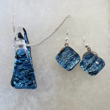 Moon River Pendant and Earrings