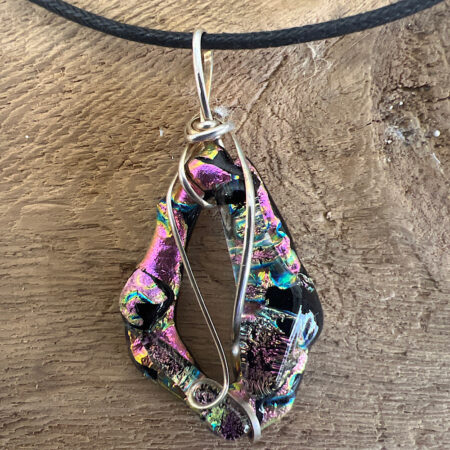 Bold Pink Pendant - Large