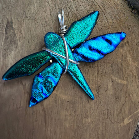 Dazzling Dragonfly Pendant